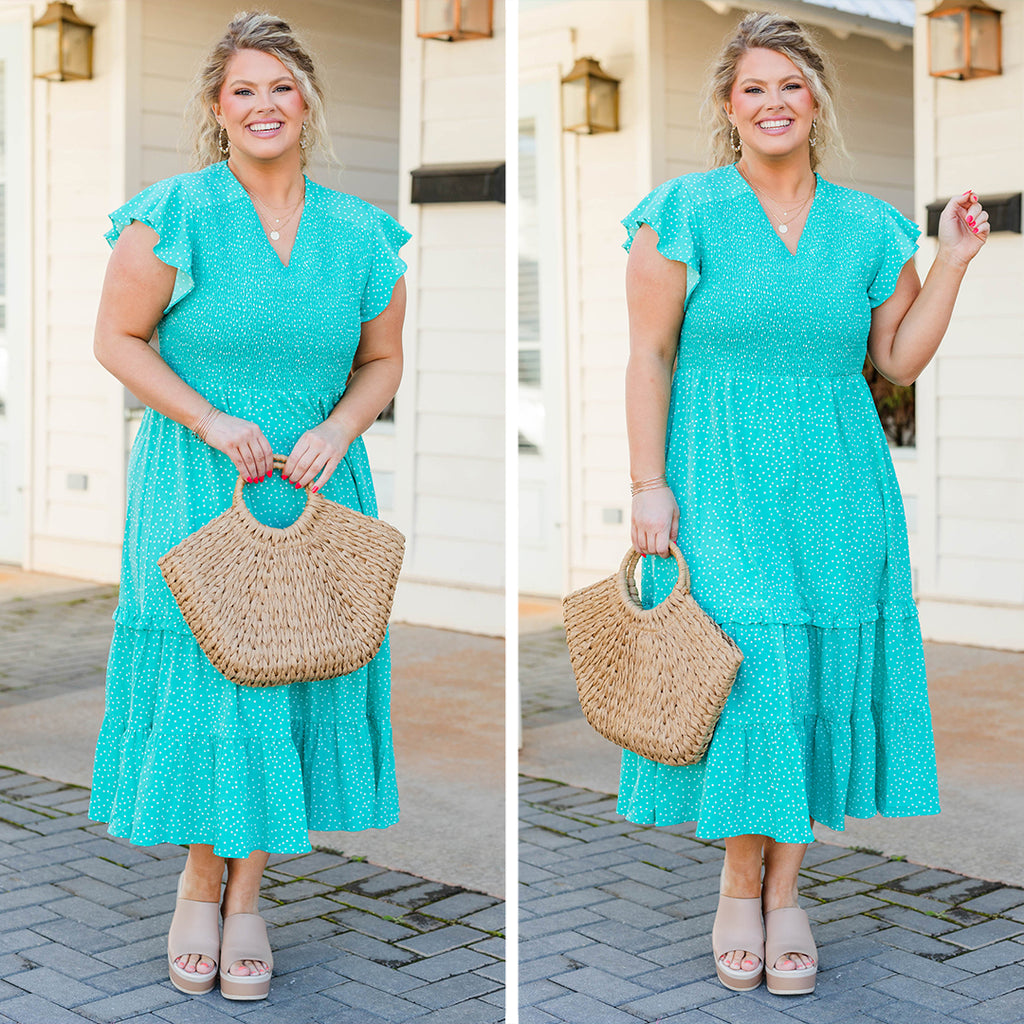 Dreaming About You And Me Dress, Seafoam Chic Soul