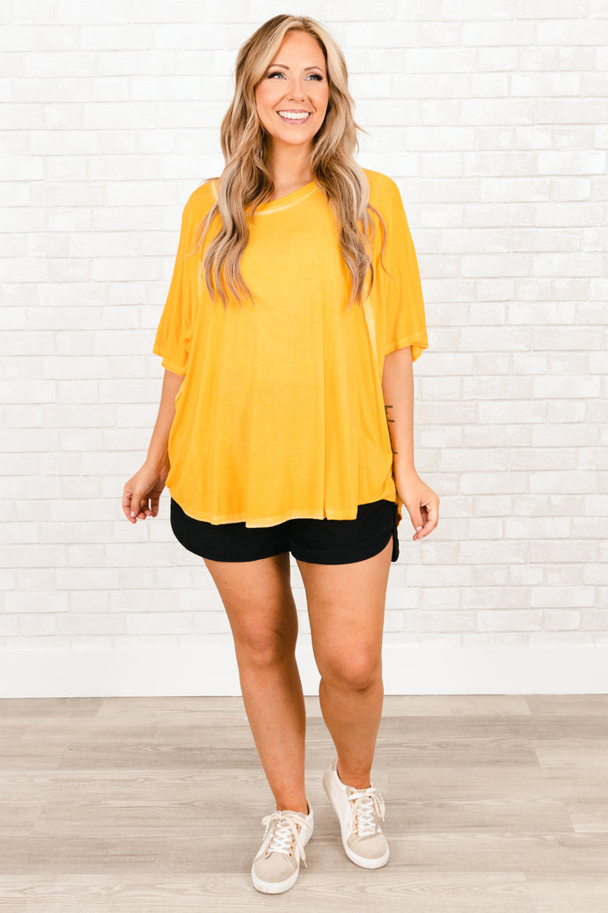 Balanced Top, Yellow Chic Soul