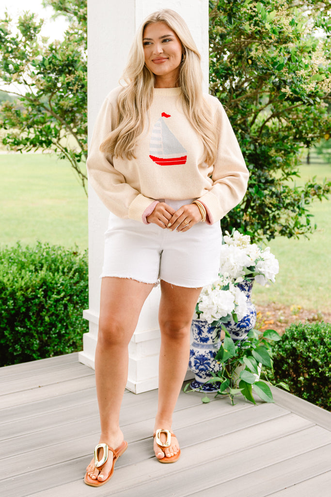 Women's Sunday Shore Pullover Sweater main image 1
