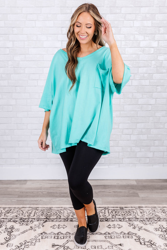 Dancing In The Mirror Top, Mint Chic Soul