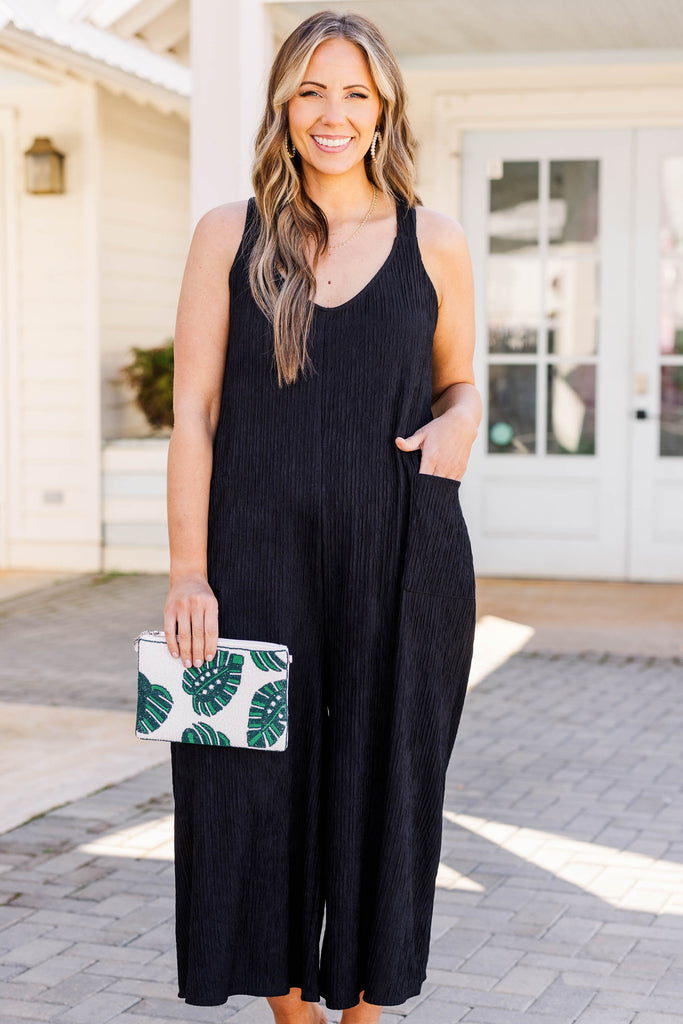 Beautiful Essence Jumpsuit, Black – Chic Soul