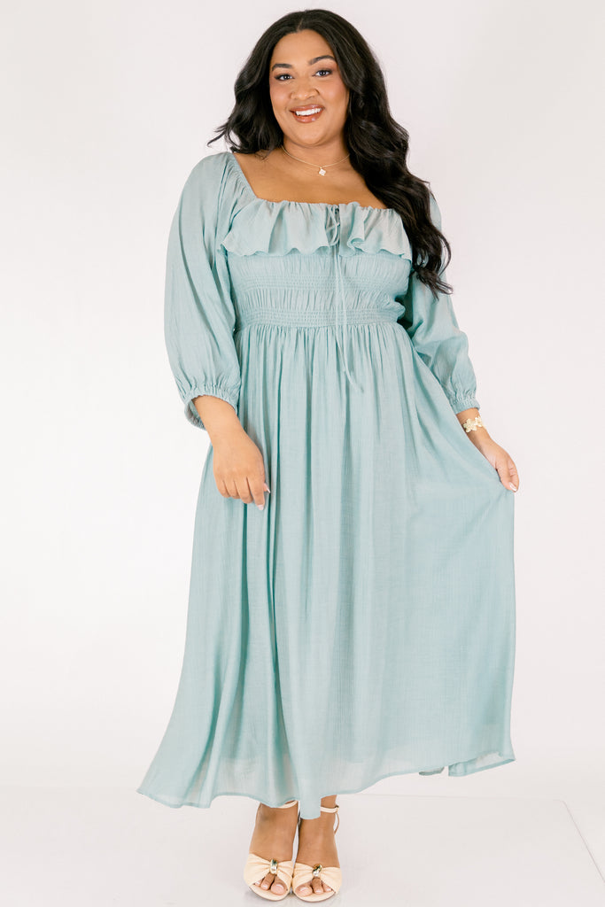 Women's Grace Filled Dress, Green