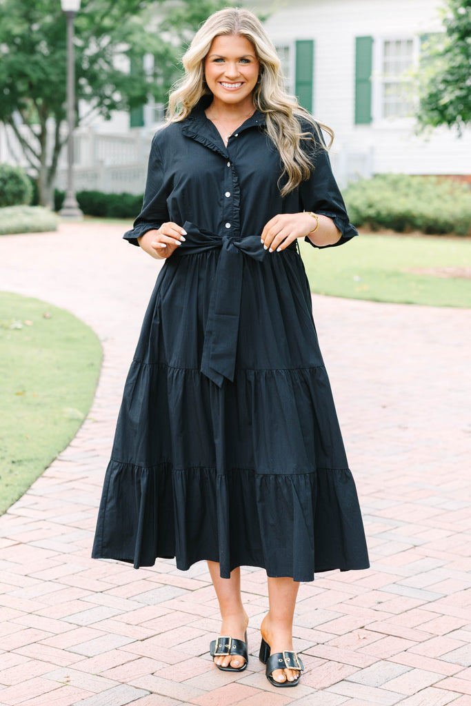 Women's Guess Who's Back At It Midi Dress, Black