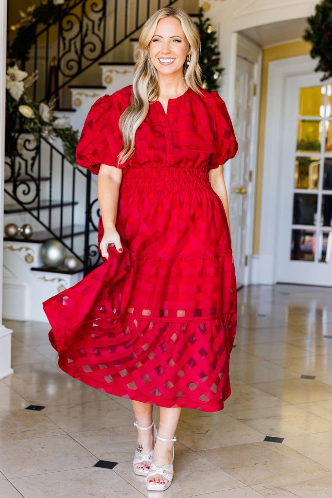 Just Because Dress, Bordeaux Chic Soul