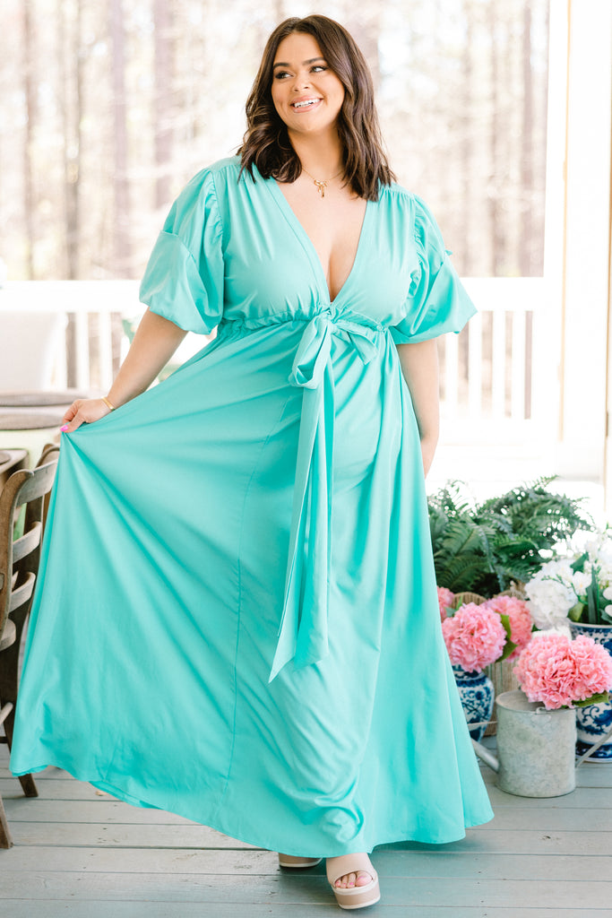 Looking At Me Maxi Dress, Seafoam Looking At Me Maxi Dress, Seafoam