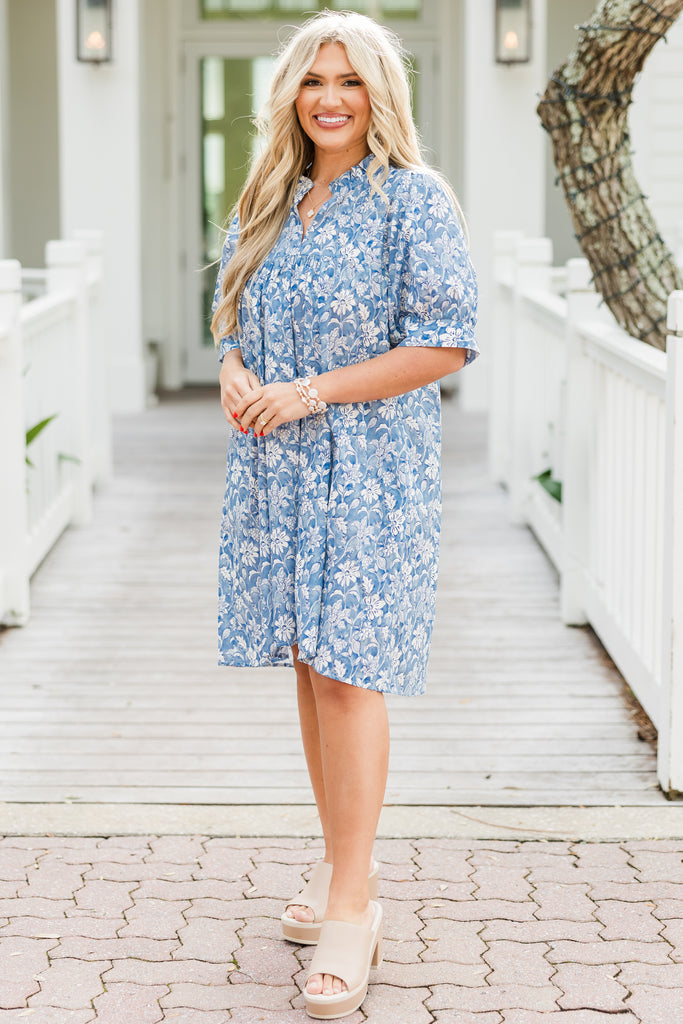 Women's Make My Night Dress, Blue