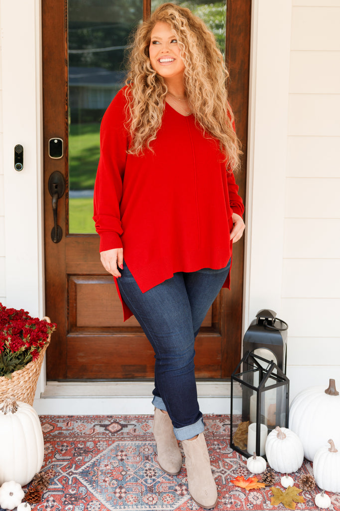 1 Red Sweater, 2 Vibrant Spring Work Outfits