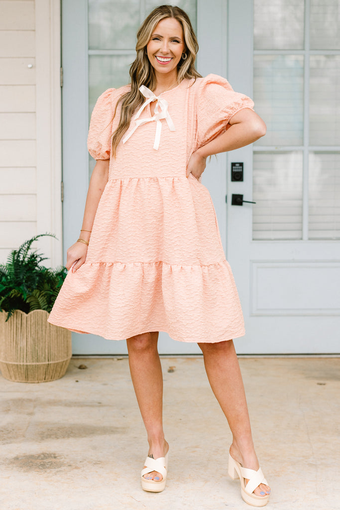 Porcelain Bloom Dress, Pink – Chic Soul