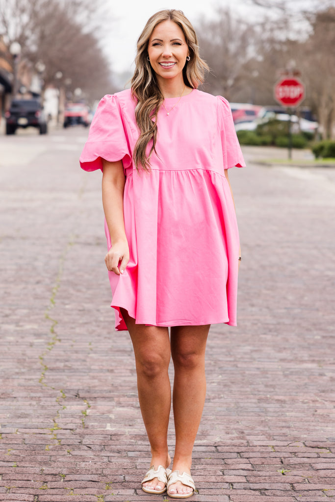 Women's Sweet New Days Dress, Pink | Size: 2X By Chic Soul