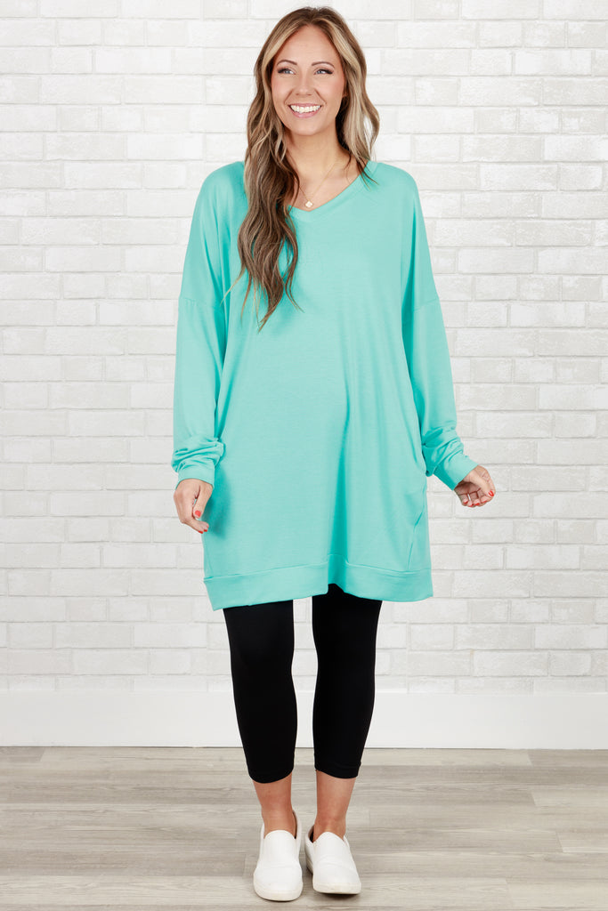 Take It All Tunic, Mint Chic Soul