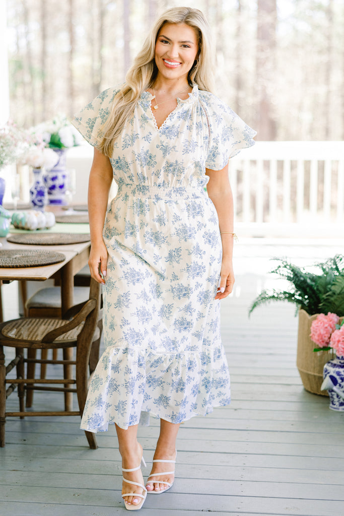 midi garden dress The Garden's Melody Dress, White – Chic Soul Featuring a beautiful floral Mini Dresses For Many Size:17 - 32/33 fash