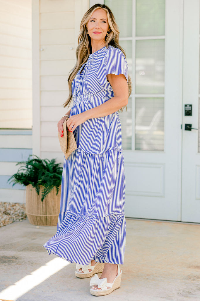 This & That Maxi Dress, Periwinkle