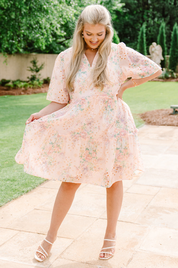 Through The Arbor Dress, Pastel Pink – Chic Soul