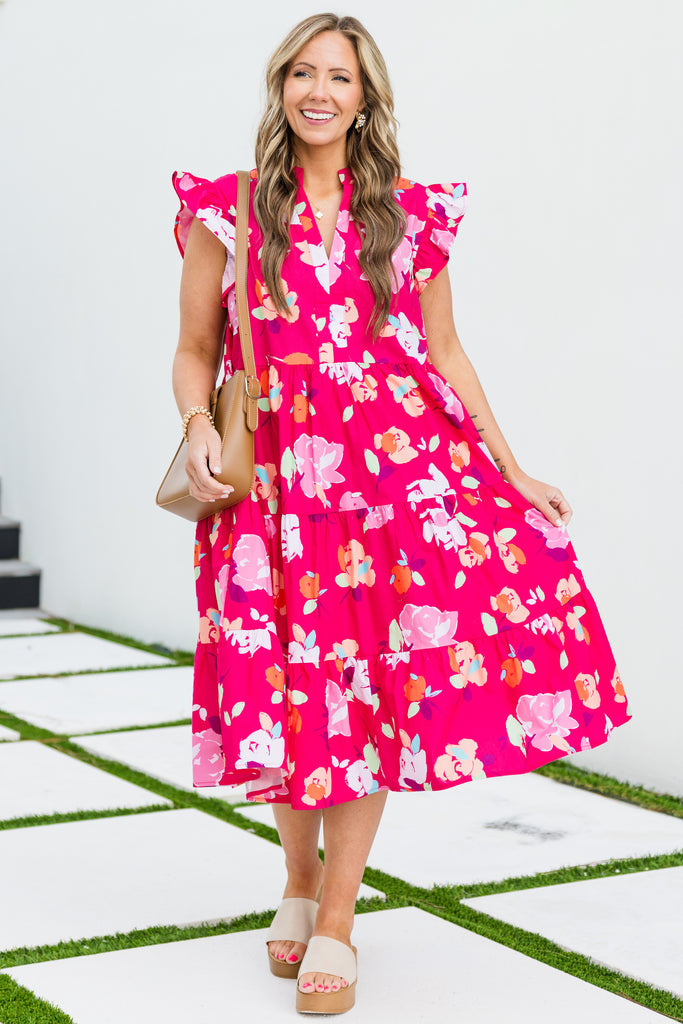 Women's Too True Maxi Dress, Pink