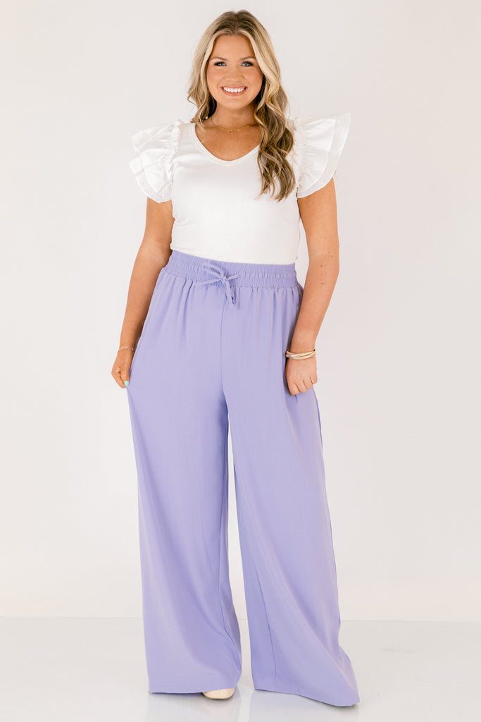 Can't Sit Still Pants, Periwinkle – Chic Soul