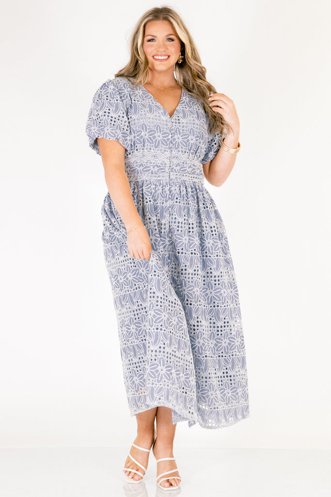 It's A New Day Dress, Ice Blue – Chic Soul
