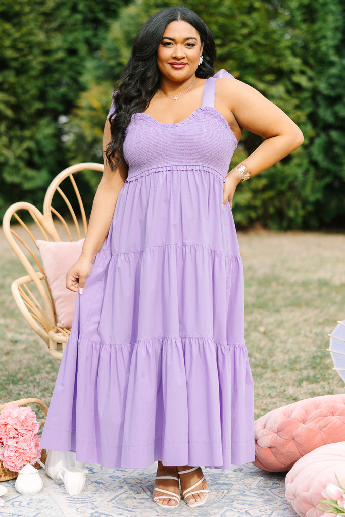 Midnight Garden Dress, Purple – Chic Soul