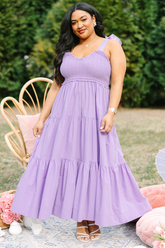 Women's Midnight Garden Dress, Purple