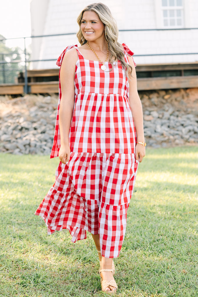 Women's Miss Americana Dress, Red