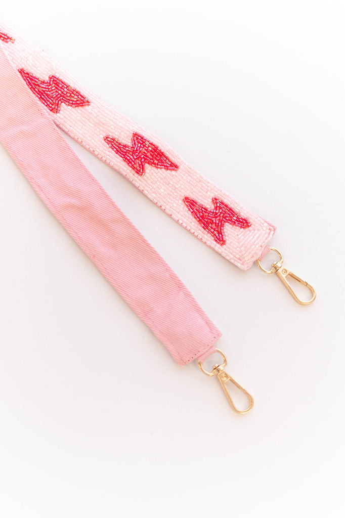 It's Electric Beaded Strap, Pink – Chic Soul