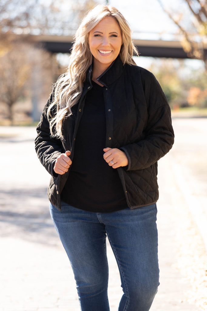 Plus size black clearance jacket