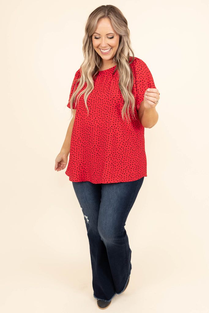 Unspoken Dream Top, Red Chic Soul