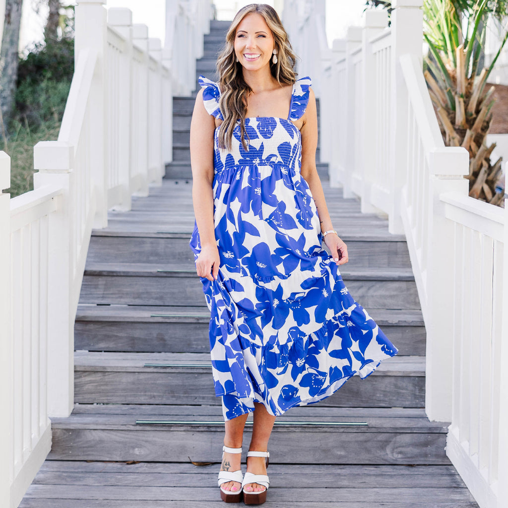Ode To The Summer Dress, Royal Blue – Chic Soul