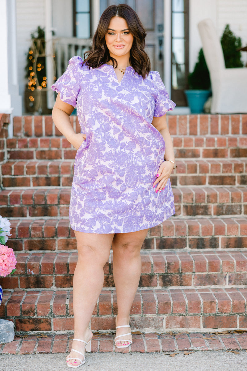 plus size purple mini dress Plus Size - Nightfall Organza Mini Dress w/ Slip