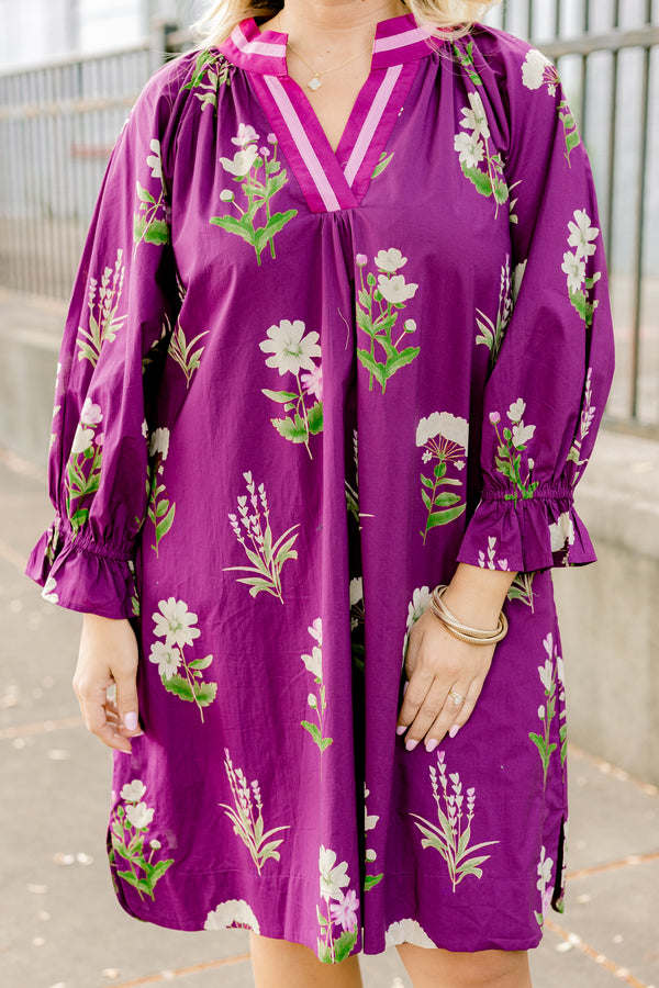 All To Yourself Dress, Plum