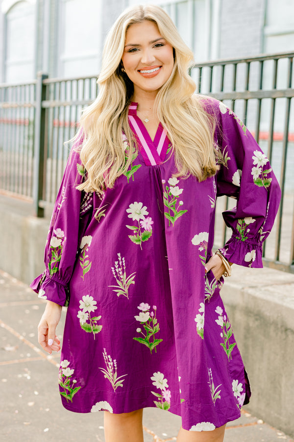 All To Yourself Dress, Plum