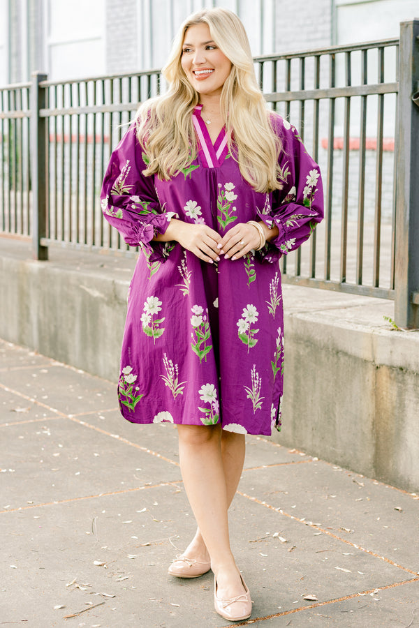 All To Yourself Dress, Plum