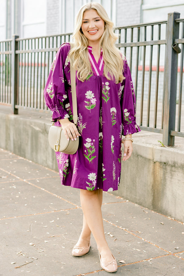 All To Yourself Dress, Plum