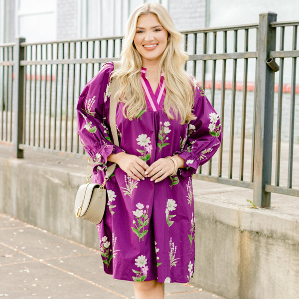 All To Yourself Dress, Plum