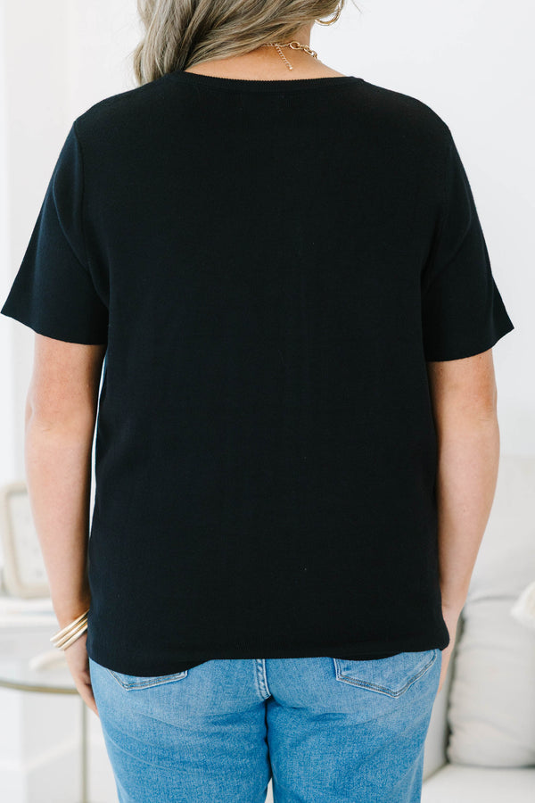Always Yours Sweater, Black