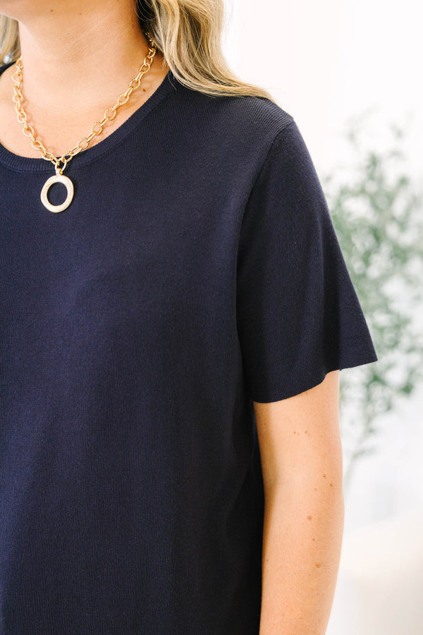 Always Yours Sweater, Navy