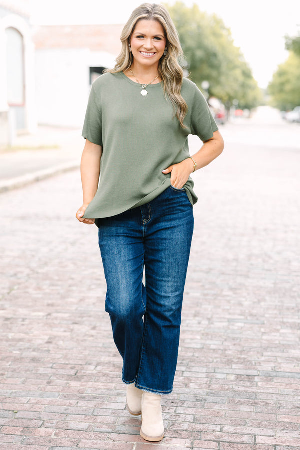 Always Yours Sweater, Olive