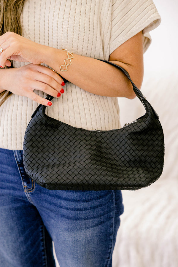 Chic Sul plus size clothing, back quilted small handbag