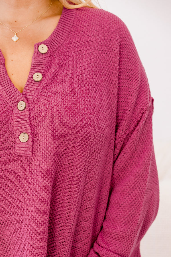 Apple Picking Sweater, Pink