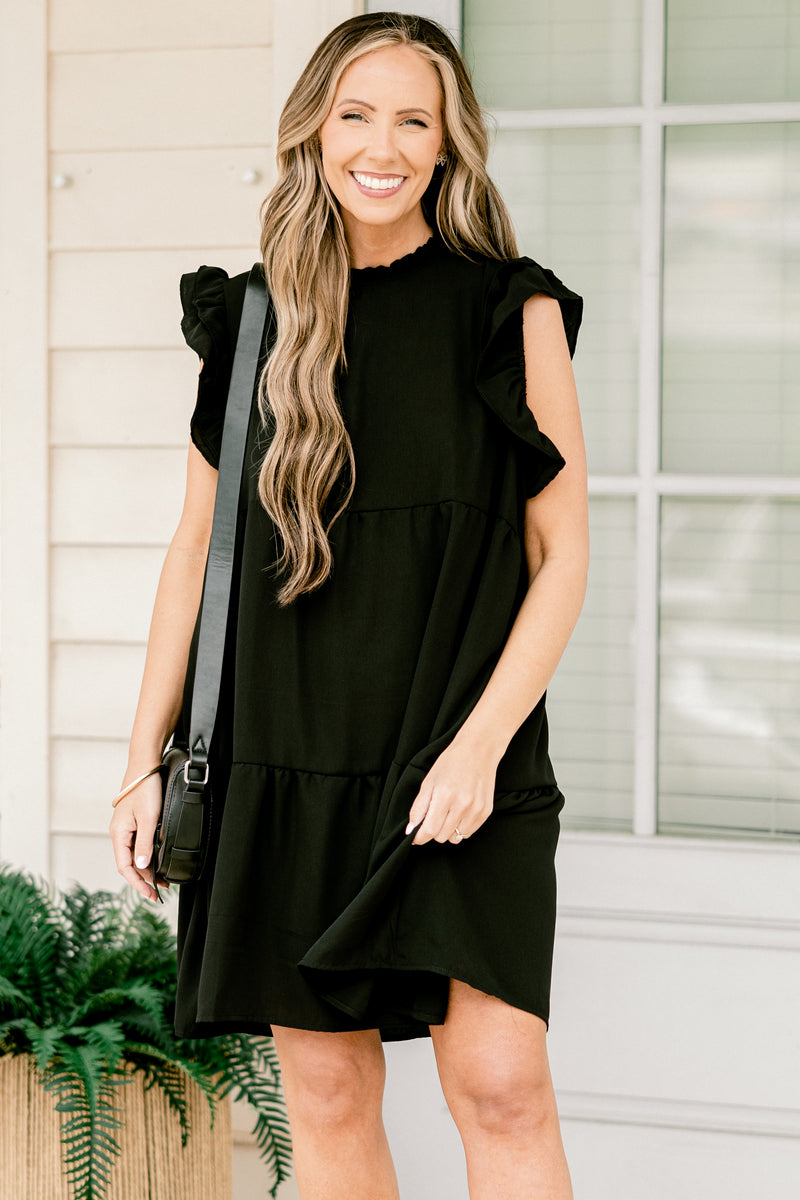 april mini dress Women's April Showers Dress, Black