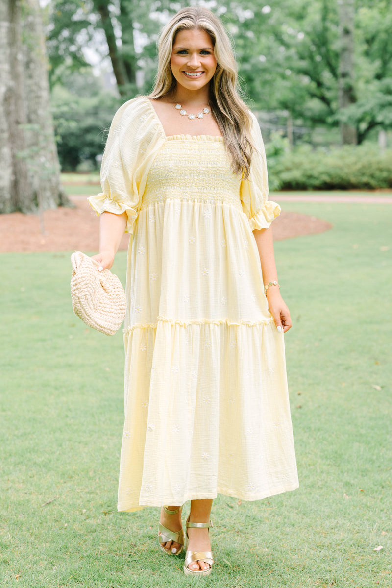 yellow midi dress plus size Plus Size Sadie Tank Dress