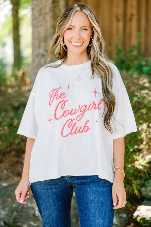 Chic Soul plus size clothing, white graphic tee with 