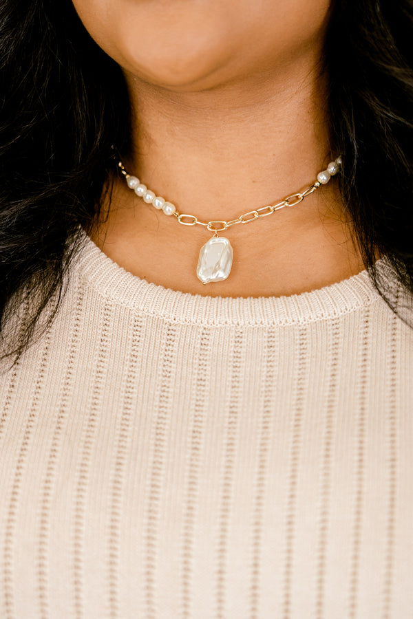 Best One Yet Necklace, Gold