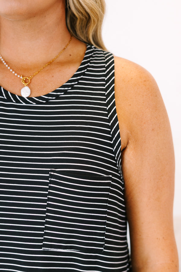 Better Days Dress, Black/Ivory
