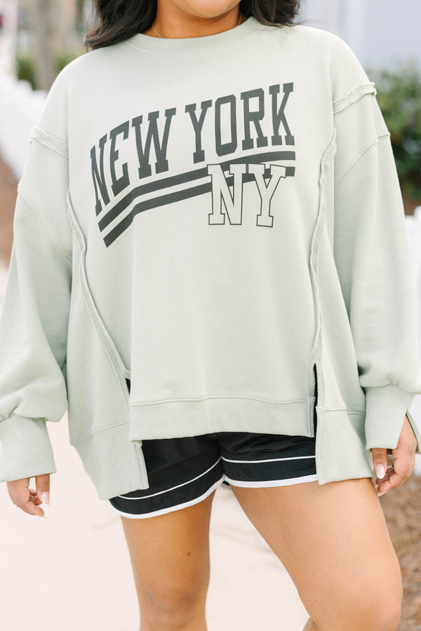 Big Apple Comfy Crew, Light Sage