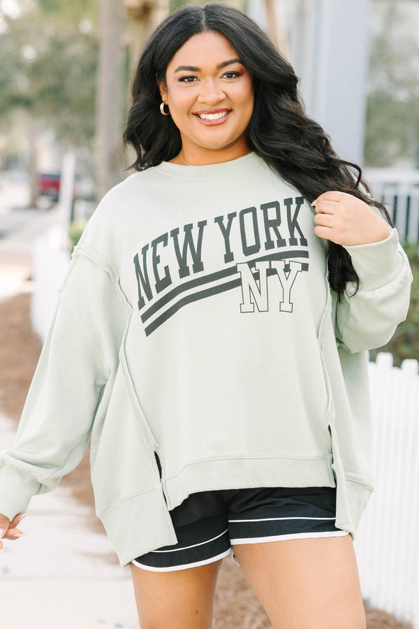 Big Apple Comfy Crew, Light Sage