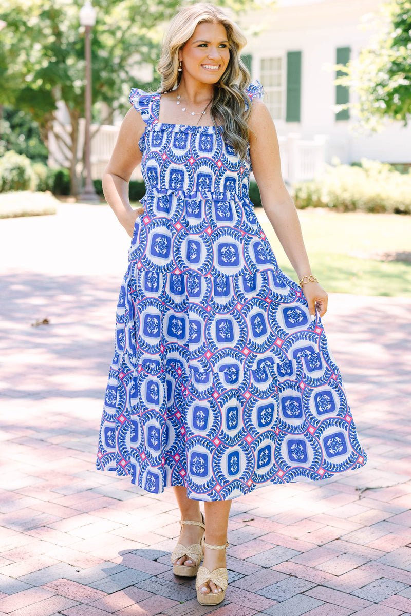 Women's Bit Of Charm Dress, Blue