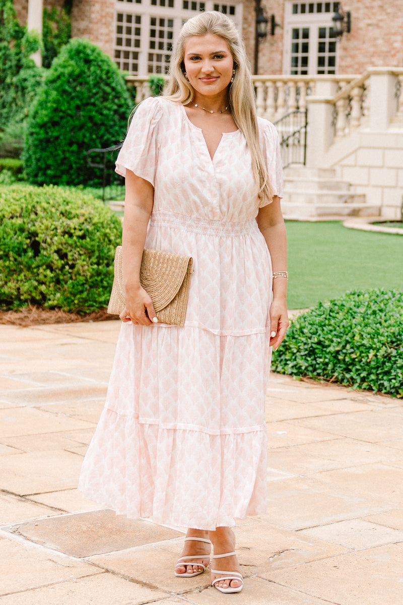 Women's Breaking The Silence Dress, Pink | Size: 1x by Chic Soul Women's Breaking The Silence Dress, Pink | Size: 1x by Chic Soul