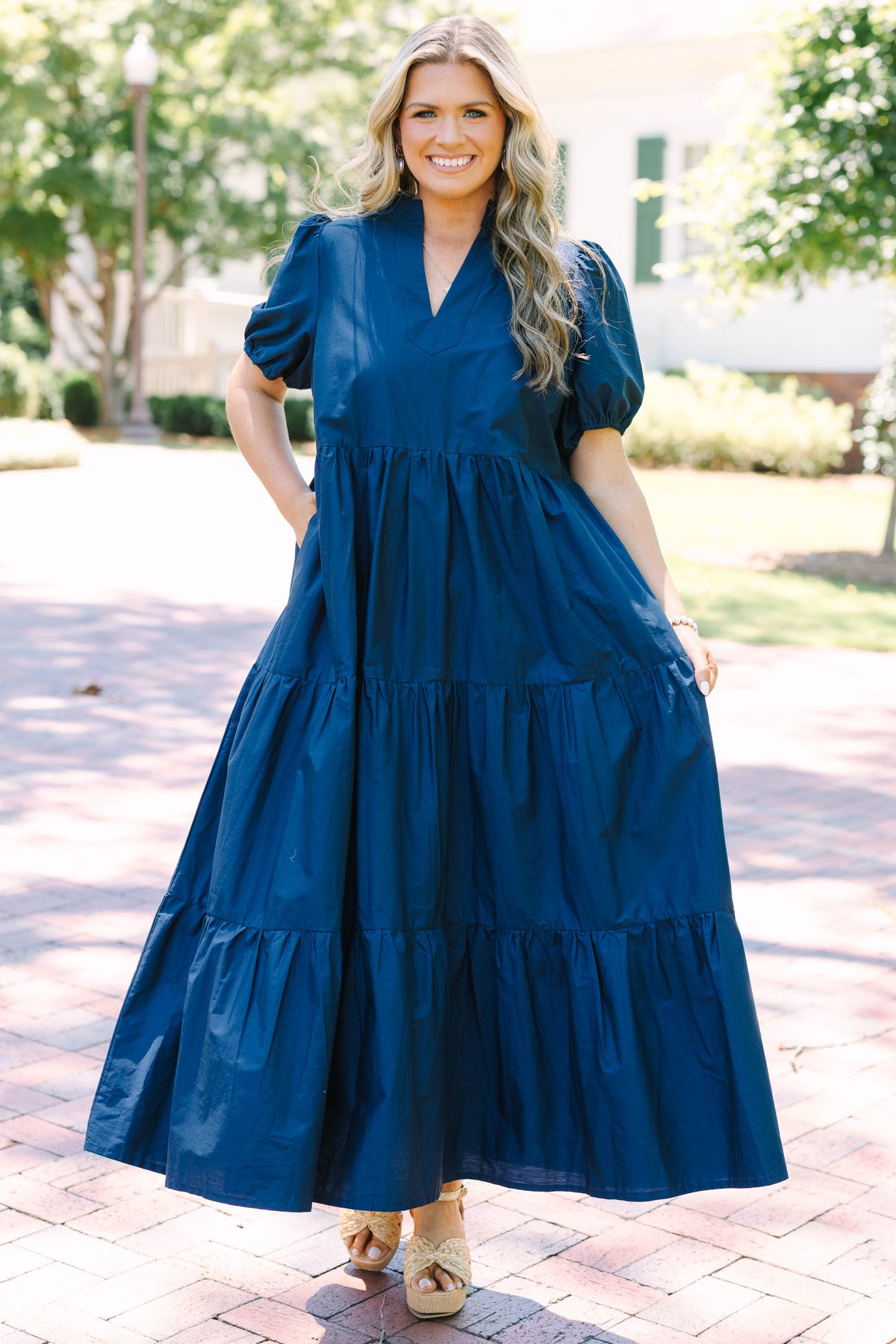 bright navy blue dress Women's Forecast Dress, Black Pleated Satin Maxi kylee Strapless %0D%0AColour%20may%20vary%20due%20to%20lighting%20on%20images Size:12 (AU)