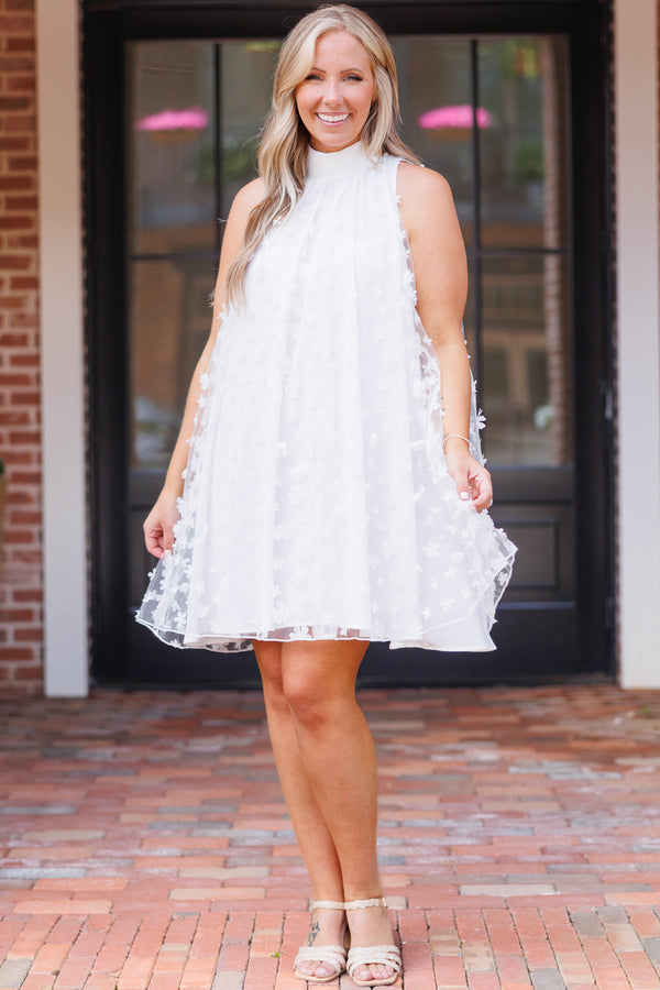 Plus size clearance white halter dress