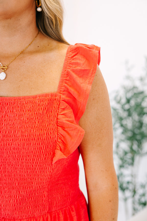 Casual Crush Top, Coral